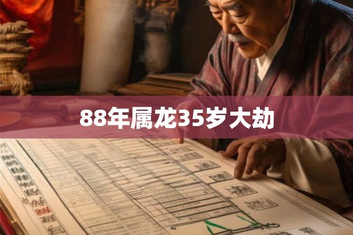 88年属龙35岁大劫