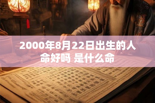 2000年8月22日出生的人命好吗 是什么命 2000年8月22日出生的人命好吗 是什么命