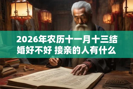 2026年农历十一月十三结婚好不好 接亲的人有什么讲究