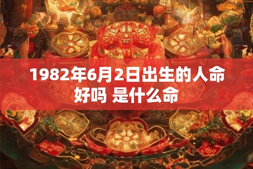 1982年6月2日出生的人命好吗 是什么命