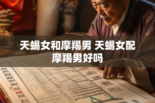 天蝎女和摩羯男 天蝎女配摩羯男好吗 天蝎女和摩羯男 天蝎女配摩羯男好吗
