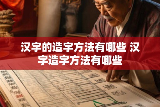 汉字的造字方法有哪些 汉字造字方法有哪些