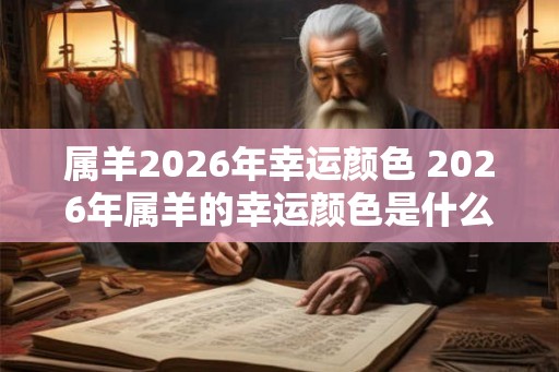 属羊2026年幸运颜色 2026年属羊的幸运颜色是什么