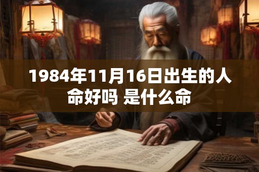 1984年11月16日出生的人命好吗 是什么命