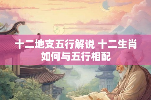 十二地支五行解说 十二生肖如何与五行相配