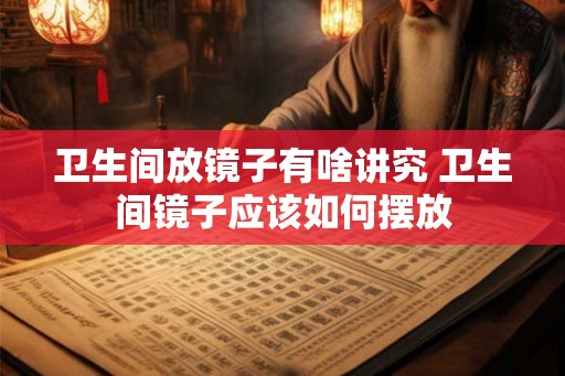 卫生间放镜子有啥讲究 卫生间镜子应该如何摆放
