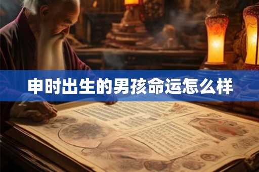 申时出生的男孩命运怎么样