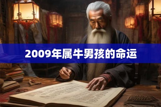 2009年属牛男孩的命运