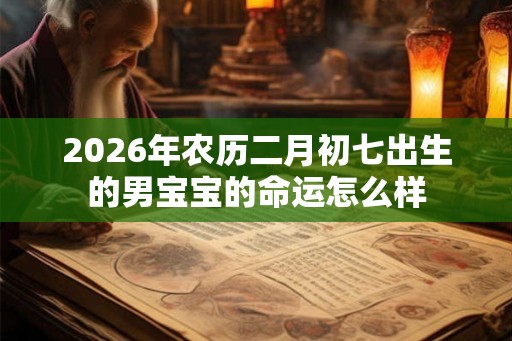 2026年农历二月初七出生的男宝宝的命运怎么样 2026年农历二月初七出生的男宝宝的命运怎么样