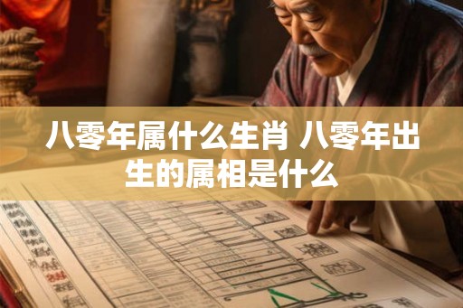 八零年属什么生肖 八零年出生的属相是什么 八零年属什么生肖 八零年出生的属相是什么