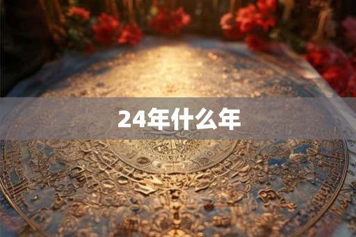 24年什么年