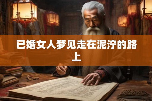 已婚女人梦见走在泥泞的路上