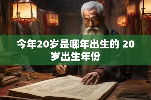 今年20岁是哪年出生的 20岁出生年份