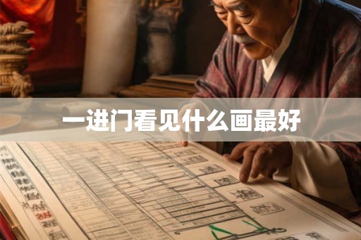 一进门看见什么画最好