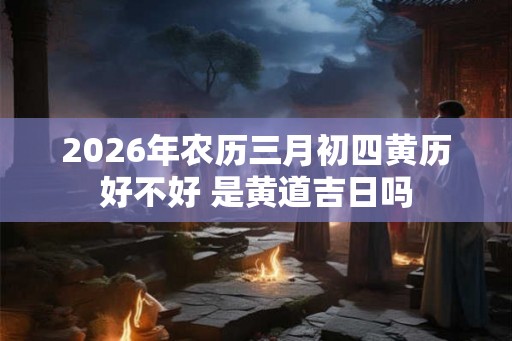 2026年农历三月初四黄历好不好 是黄道吉日吗 2026年农历三月初四黄历好不好 是黄道吉日吗