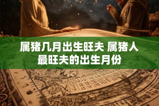 属猪几月出生旺夫 属猪人最旺夫的出生月份