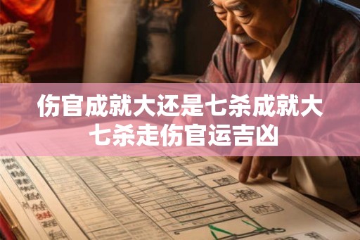 伤官成就大还是七杀成就大 七杀走伤官运吉凶 伤官成就大还是七杀成就大 七杀走伤官运吉凶
