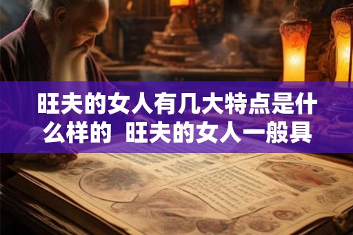 旺夫的女人有几大特点是什么样的  旺夫的女人一般具备这5个特征