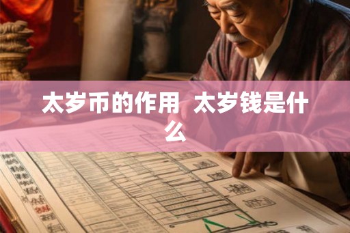 太岁币的作用  太岁钱是什么