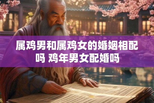 属鸡男和属鸡女的婚姻相配吗 鸡年男女配婚吗