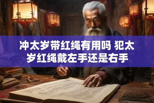 冲太岁带红绳有用吗 犯太岁红绳戴左手还是右手