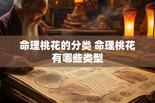 命理桃花的分类 命理桃花有哪些类型 命理桃花的分类 命理桃花有哪些类型