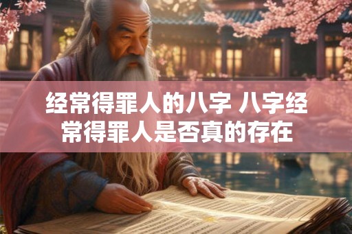 经常得罪人的八字 八字经常得罪人是否真的存在