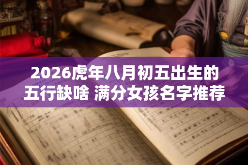 2026虎年八月初五出生的五行缺啥 满分女孩名字推荐