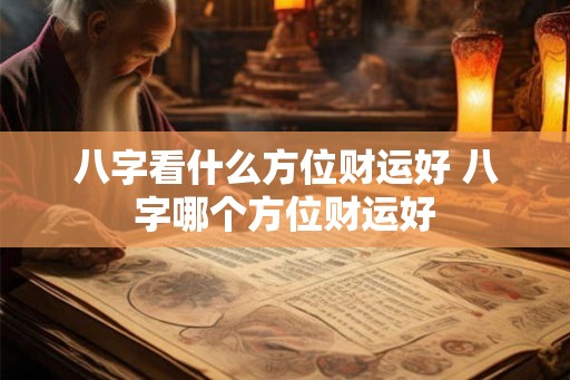 八字看什么方位财运好 八字哪个方位财运好