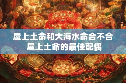 屋上土命和大海水命合不合 屋上土命的最佳配偶