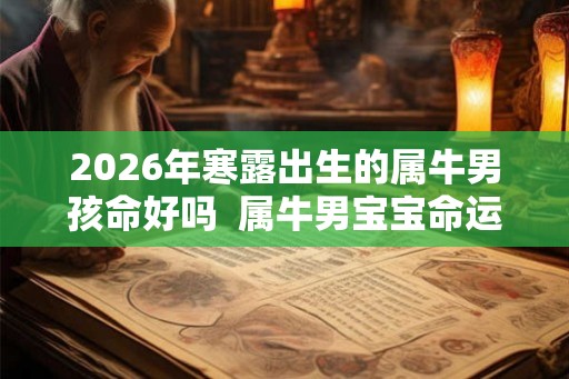 2026年寒露出生的属牛男孩命好吗  属牛男宝宝命运解析