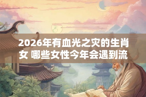 2026年有血光之灾的生肖女 哪些女性今年会遇到流血事故