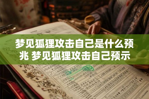 梦见狐狸攻击自己是什么预兆 梦见狐狸攻击自己预示什么