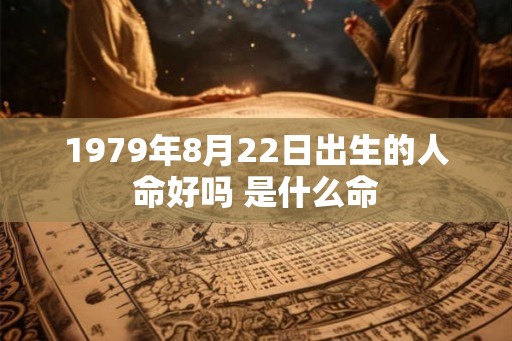 1979年8月22日出生的人命好吗 是什么命