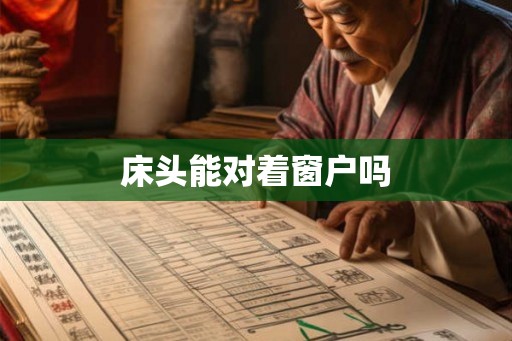 床头能对着窗户吗
