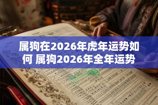 属狗在2026年虎年运势如何 属狗2026年全年运势