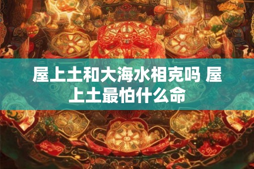 屋上土和大海水相克吗 屋上土最怕什么命