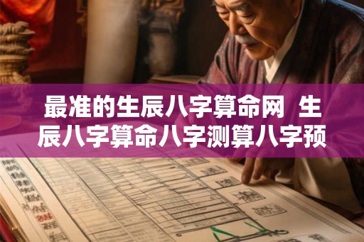 最准的生辰八字算命网 生辰八字算命八字测算八字预测 最准的生辰八字算命网 生辰八字算命八字测算八字预测