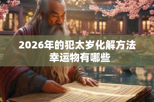 2026年的犯太岁化解方法 幸运物有哪些 2026年的犯太岁化解方法 幸运物有哪些