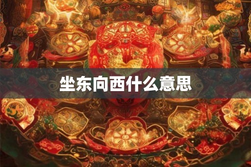 坐东向西什么意思