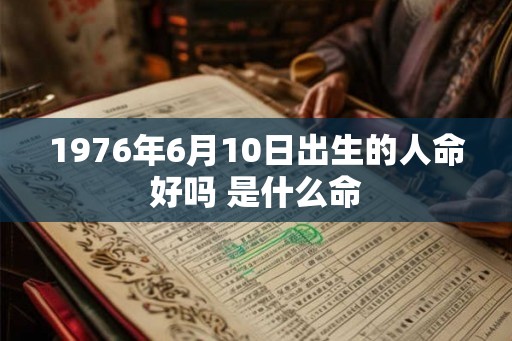 1976年6月10日出生的人命好吗 是什么命 1976年6月10日出生的人命好吗 是什么命