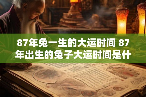 87年兔一生的大运时间 87年出生的兔子大运时间是什么