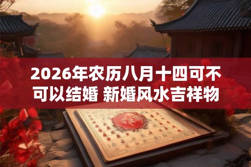 2026年农历八月十四可不可以结婚 新婚风水吉祥物