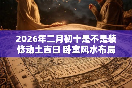 2026年二月初十是不是装修动土吉日 卧室风水布局