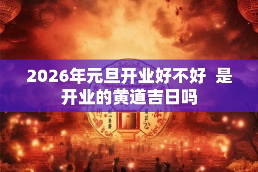 2026年元旦开业好不好 是开业的黄道吉日吗 2026年元旦开业好不好 是开业的黄道吉日吗