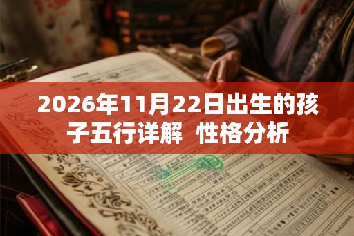 2026年11月22日出生的孩子五行详解 性格分析 2026年11月22日出生的孩子五行详解 性格分析