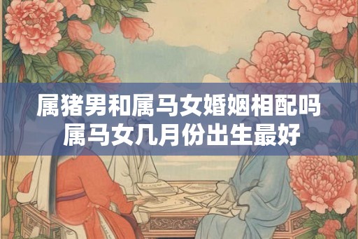 属猪男和属马女婚姻相配吗 属马女几月份出生最好