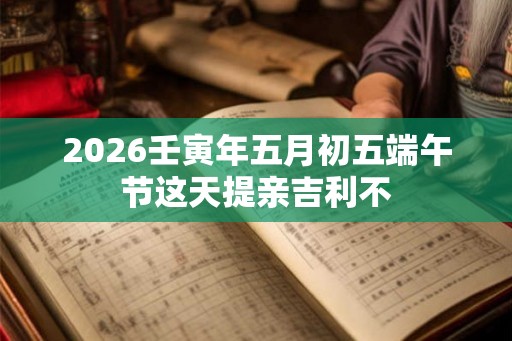 2026壬寅年五月初五端午节这天提亲吉利不 2026壬寅年五月初五端午节这天提亲吉利不