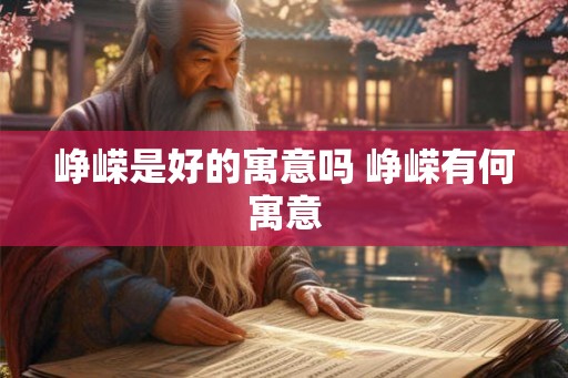 峥嵘是好的寓意吗 峥嵘有何寓意 峥嵘是好的寓意吗 峥嵘有何寓意
