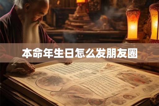 本命年生日怎么发朋友圈